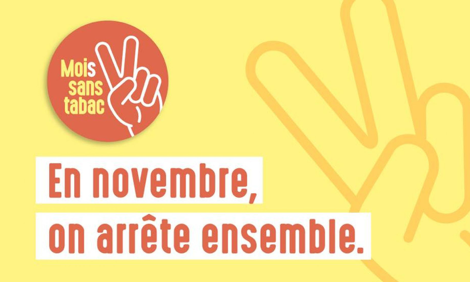 4e édition du « Mois sans tabac » le 1er novembre