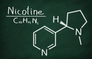 vape molécule nicotine base