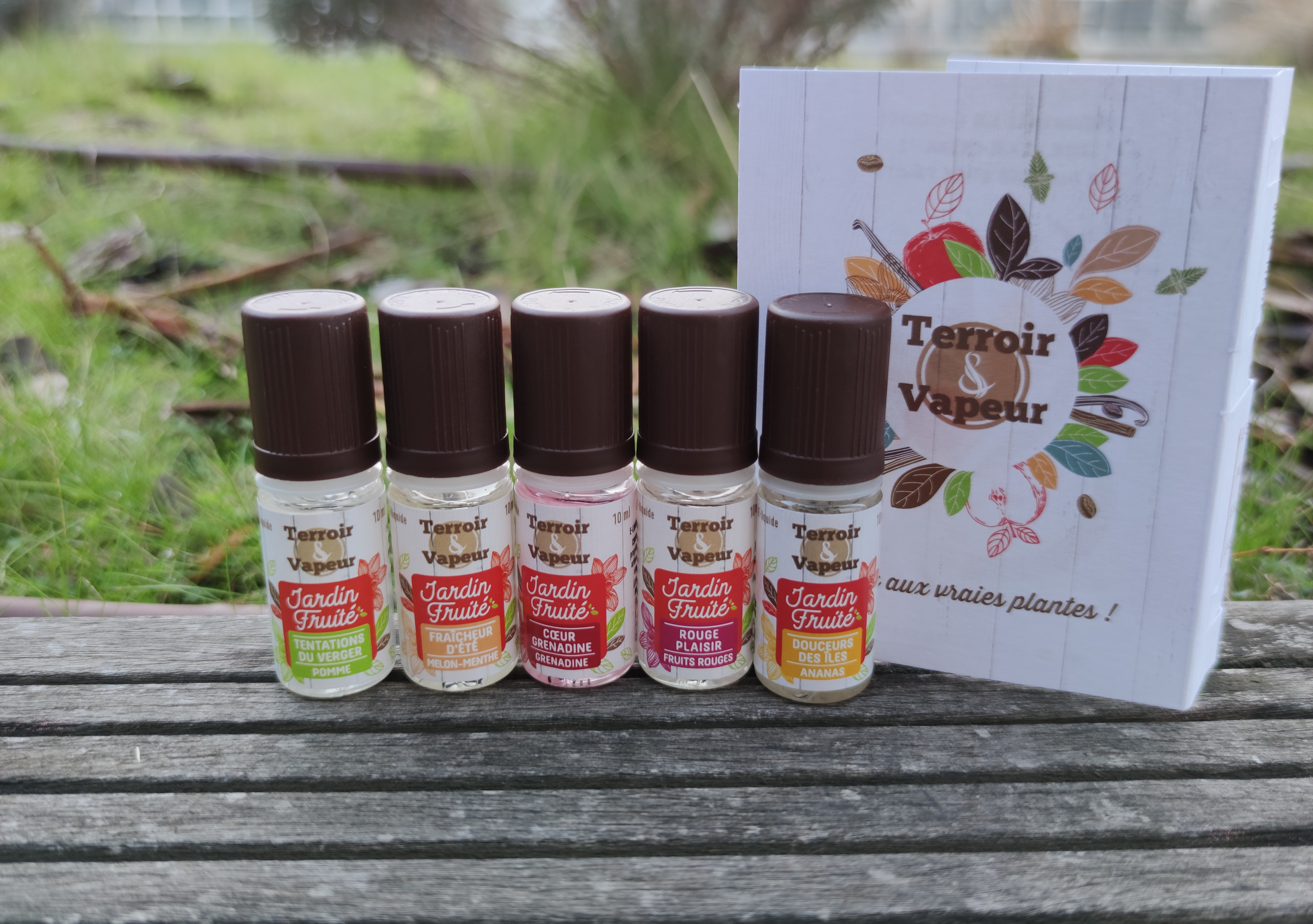 La vape est dans le verger – Gamme Jardin fruité (Terroir & Vapeur)