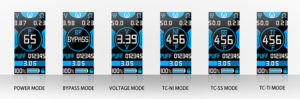 Modes vape chipsets