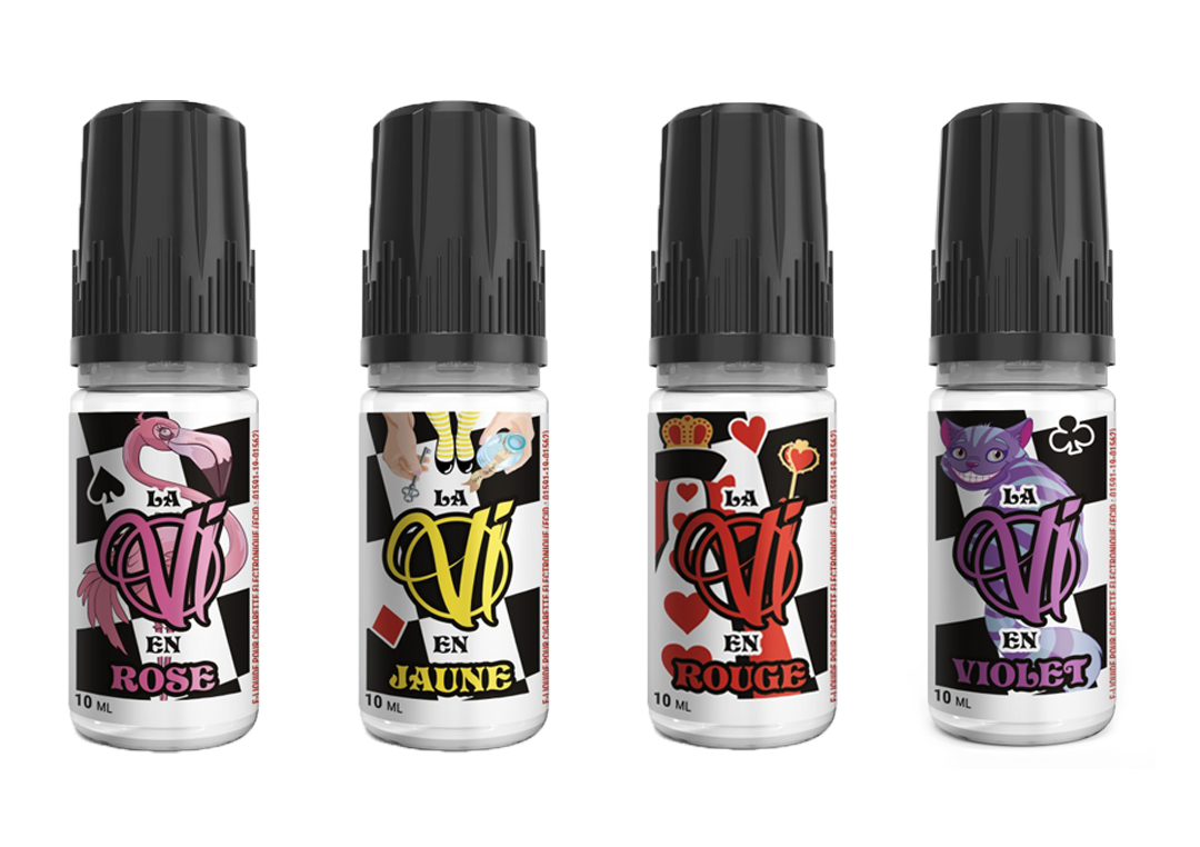 Les jus merveilleux – Gamme la Vi en couleurs (Le French Liquide)