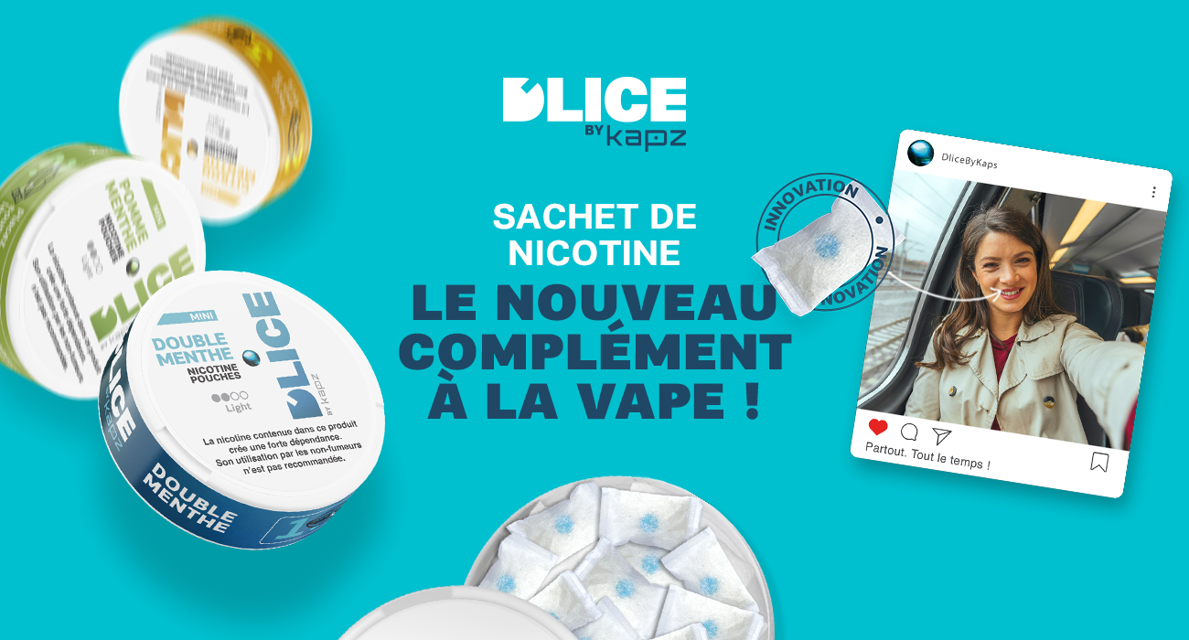 Les sachets de nicotine D’LICE sont arrivés !