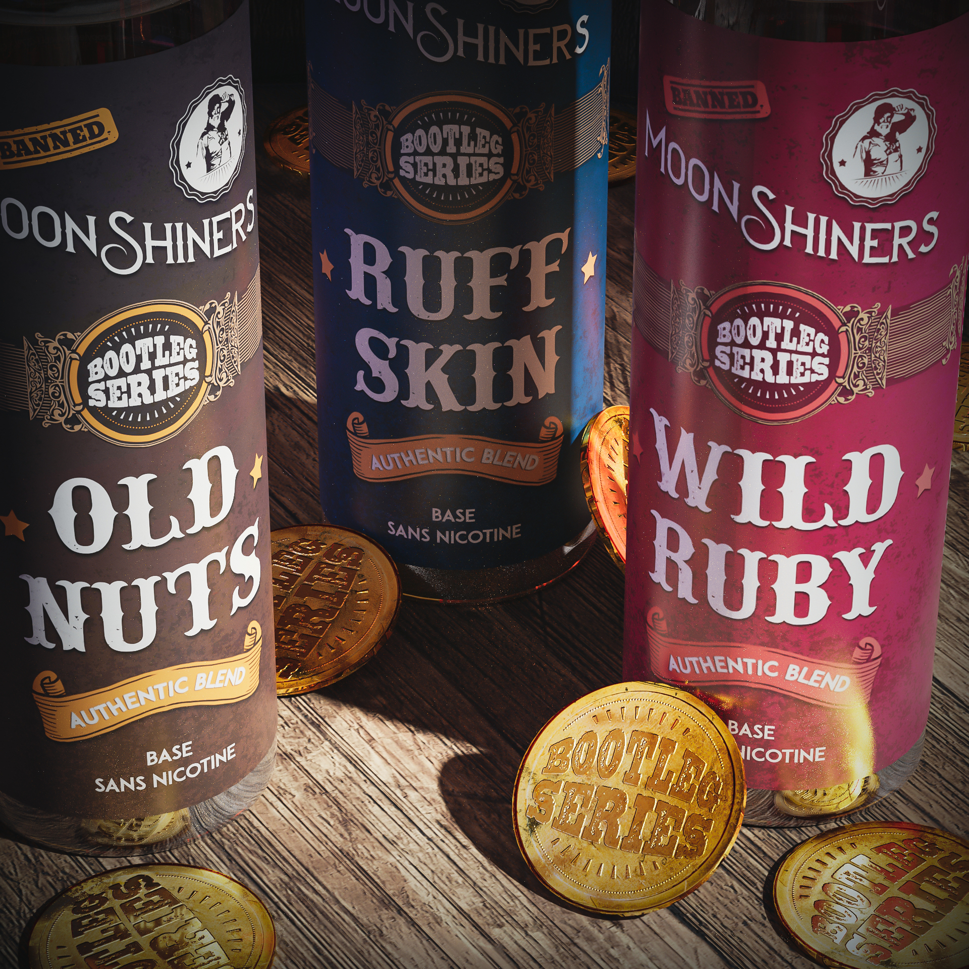 Découvrez la nouvelle collection d’e-liquides Moonshiners Bootleg Series par LipsVape